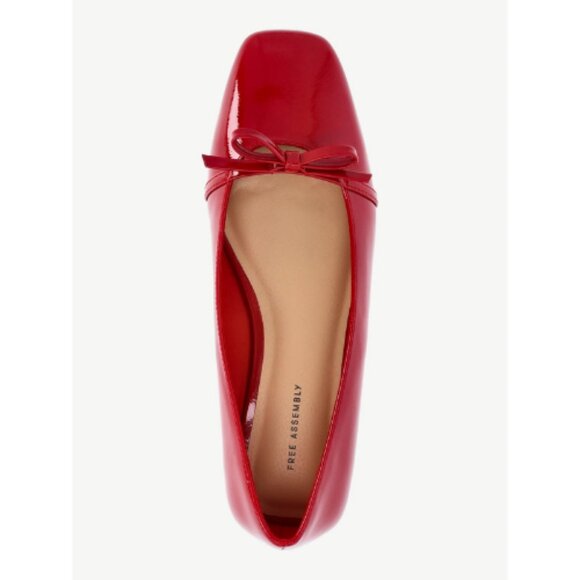 Shoes - Free Assembly Women's Ballet Flats with Front Bow New